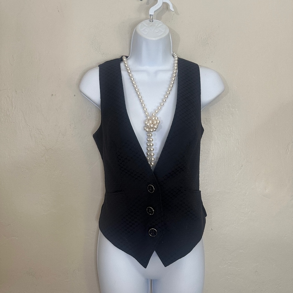 Ted Baker Black Floral Vest - Picture 2 of 5